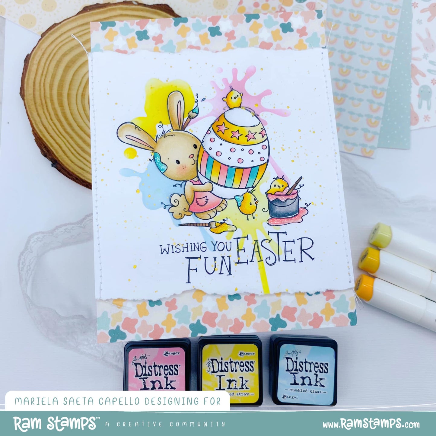 'Easter Fun' Digital Stamp & Paper Set