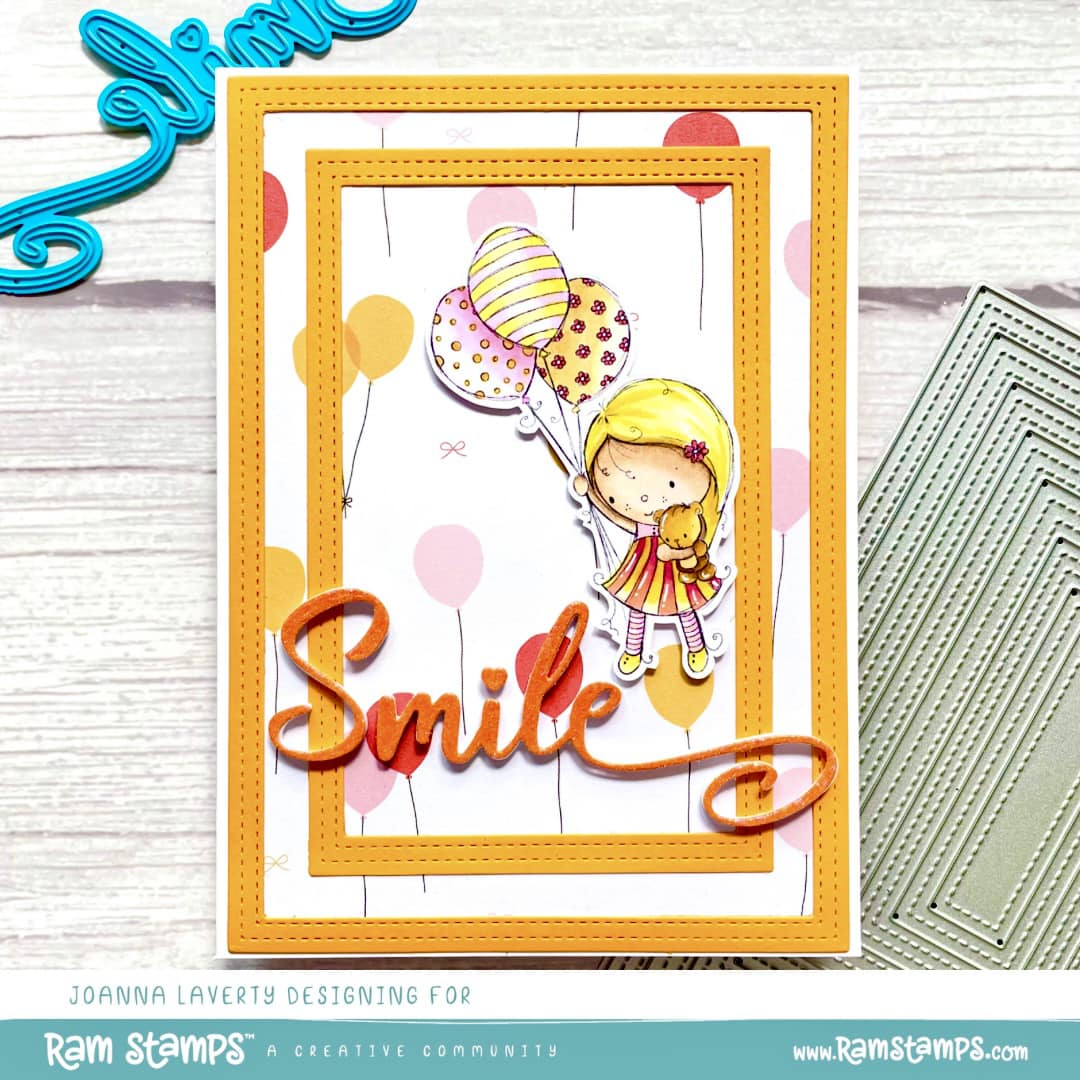 'Balloon Ride' Digital Stamp
