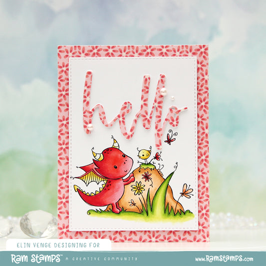 'Year of the Dragon - Earth' Digital Stamp