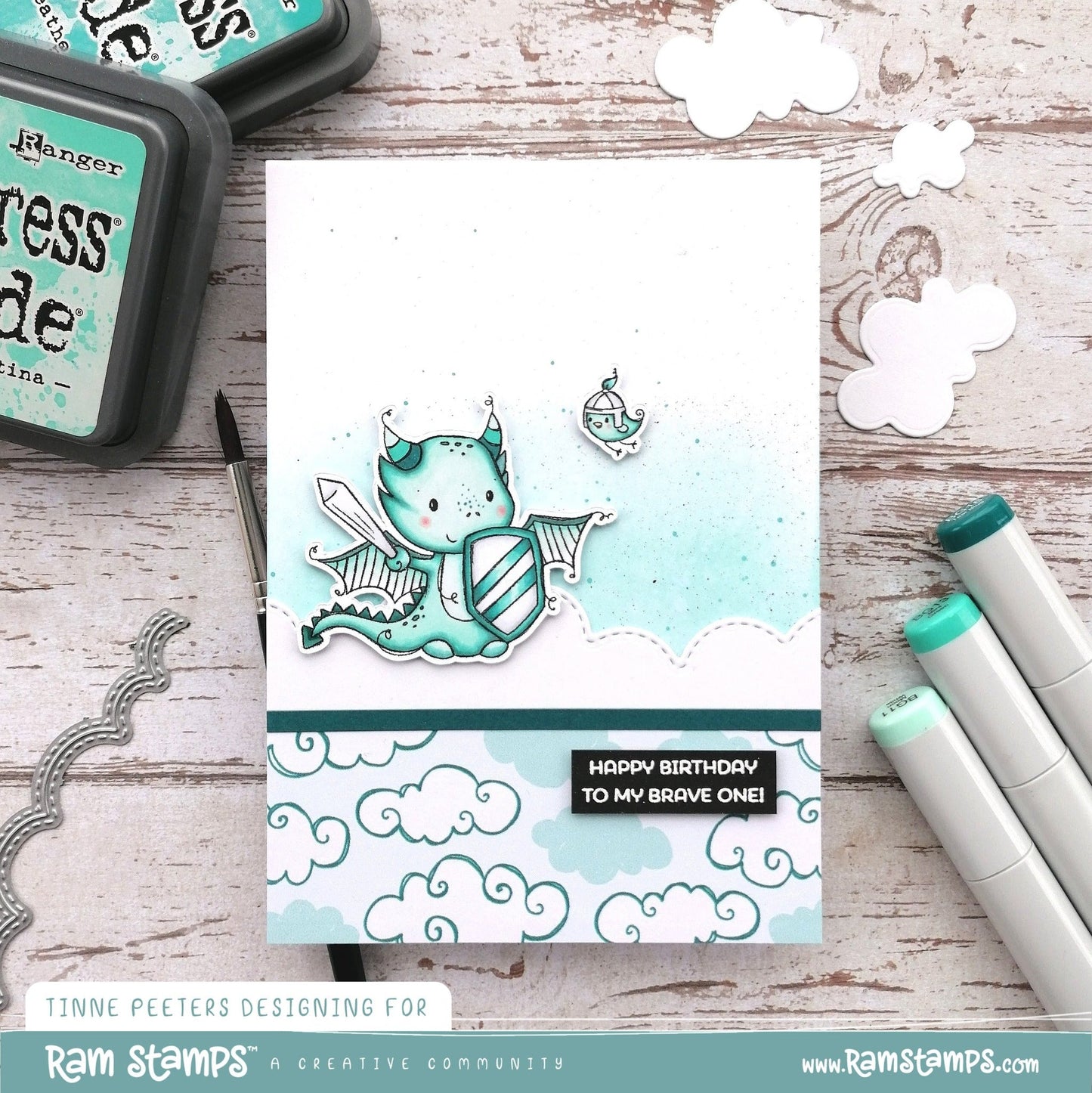 'Year of the Dragon' Digital Stamp & Paper Set
