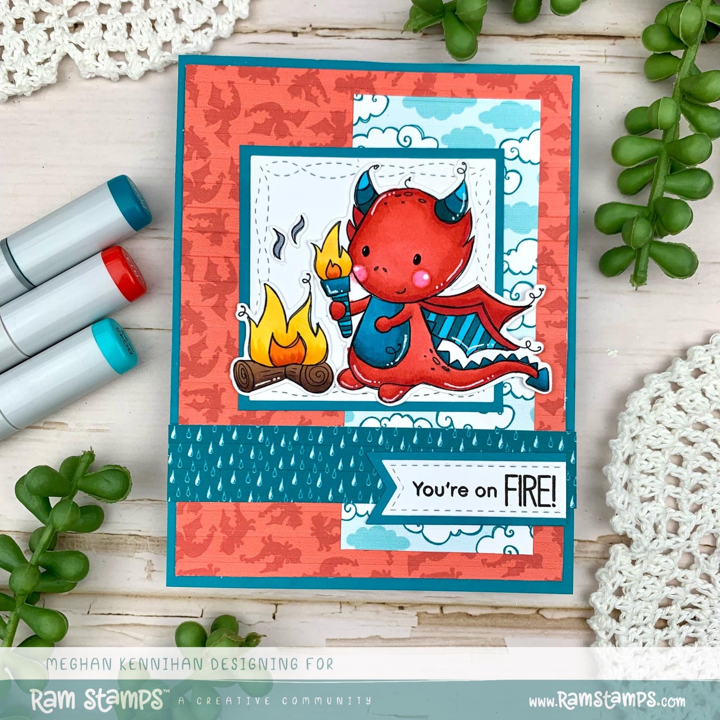 'Year of the Dragon' Digital Pattern Paper Pack