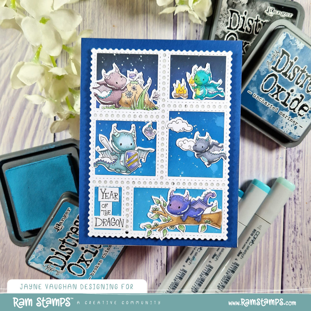 'Year of the Dragon' Digital Stamp Set