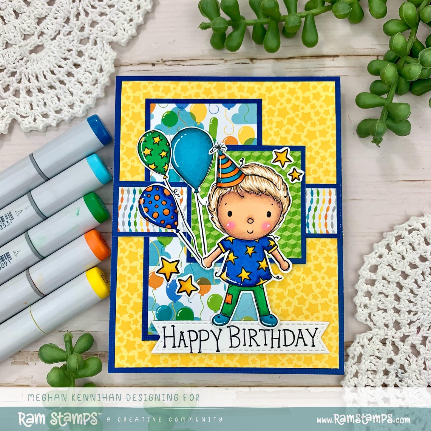 'Happy Birthday Creator - Sentiments' Digital Stamp