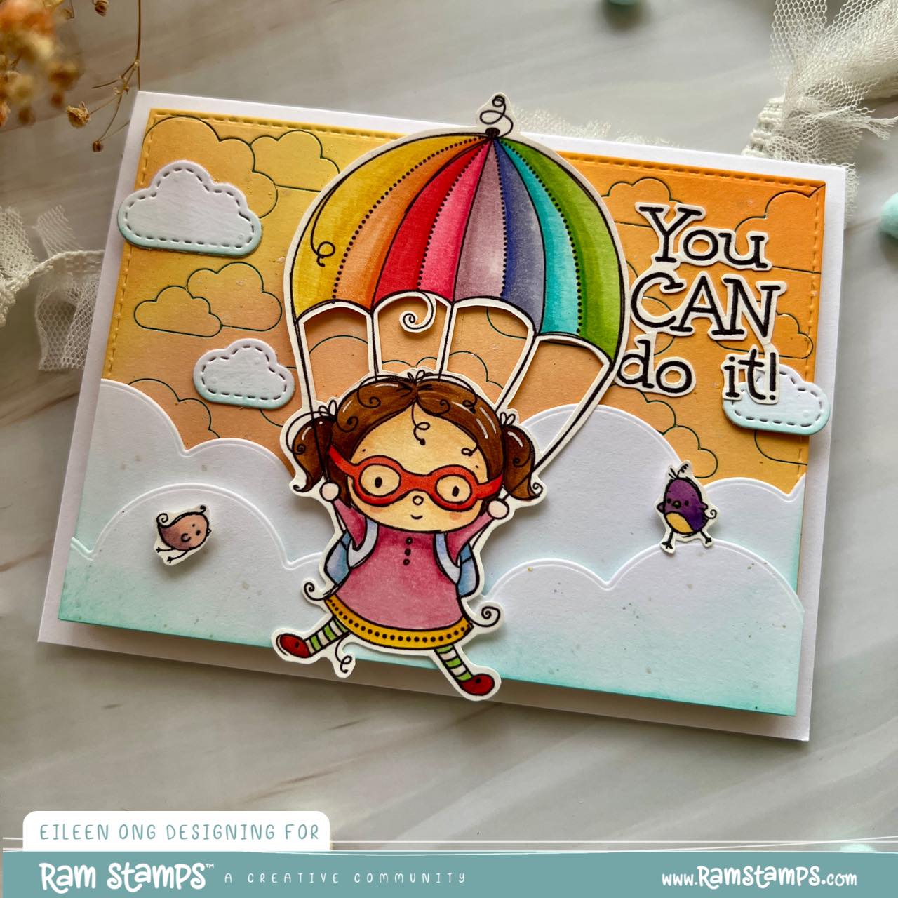 'You Can Do It' Digital Stamp