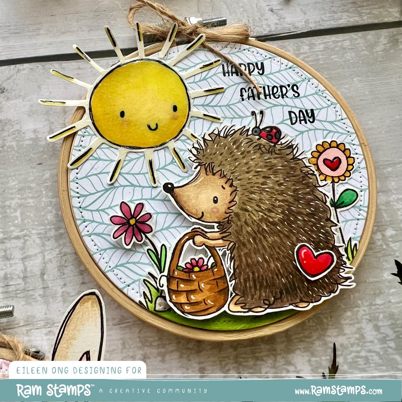 'Garden Friends' Scene Creator Digital Stamp