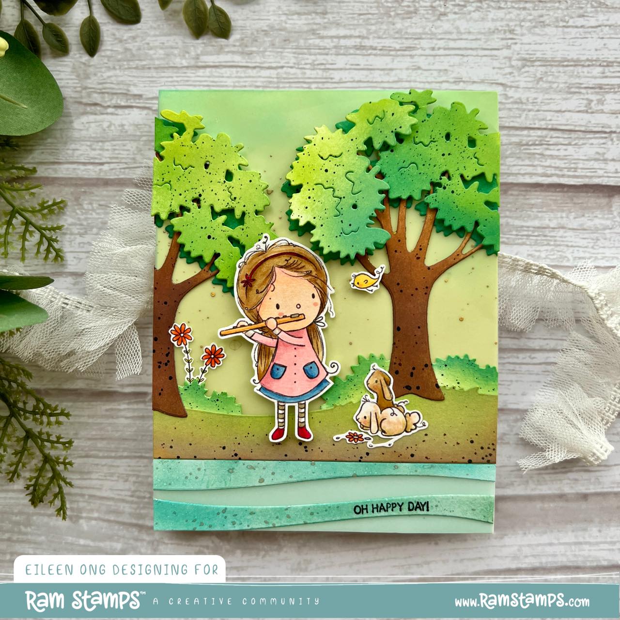 'Forest Sounds' Digital Stamp