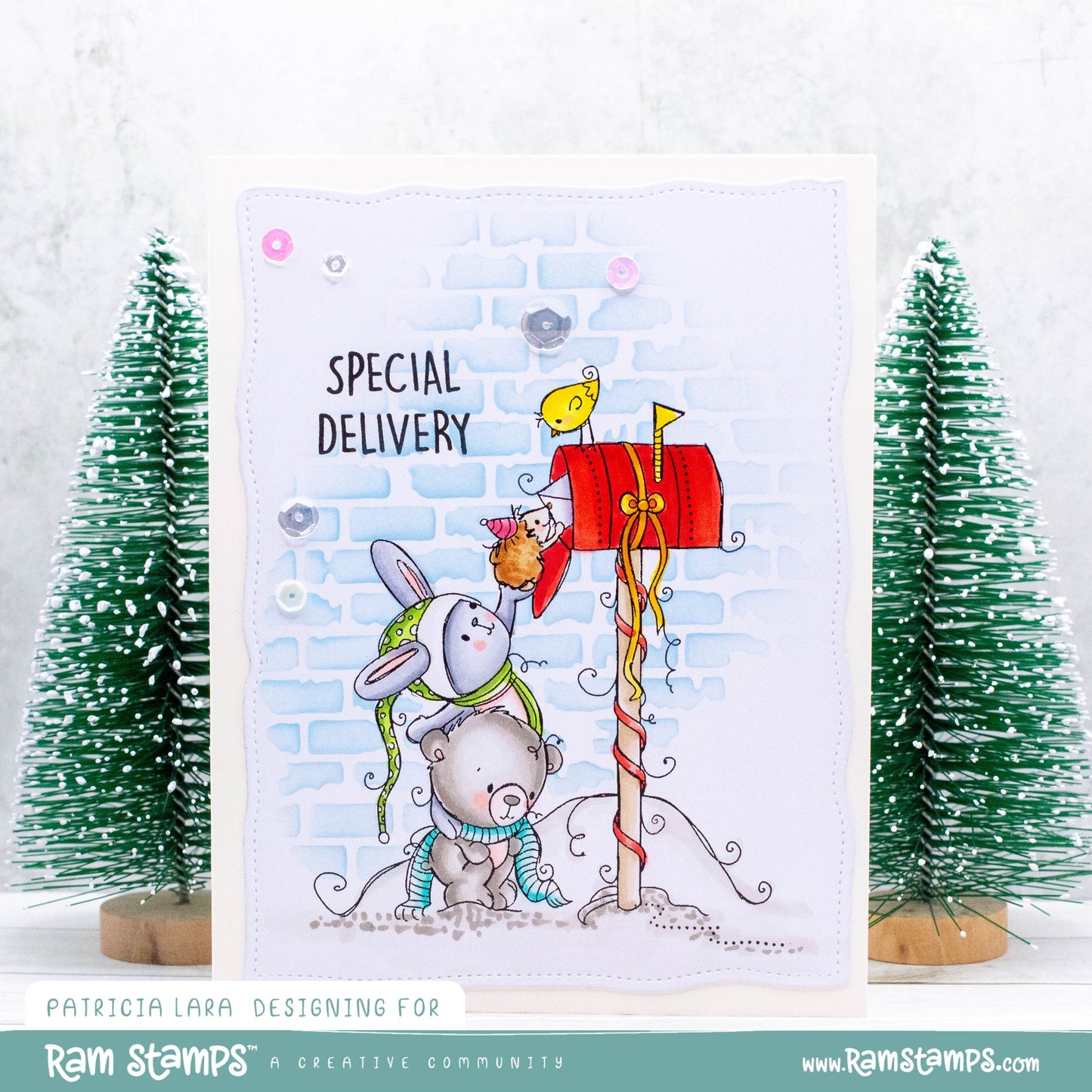 'Letter to Santa' Christmas Digital Stamp