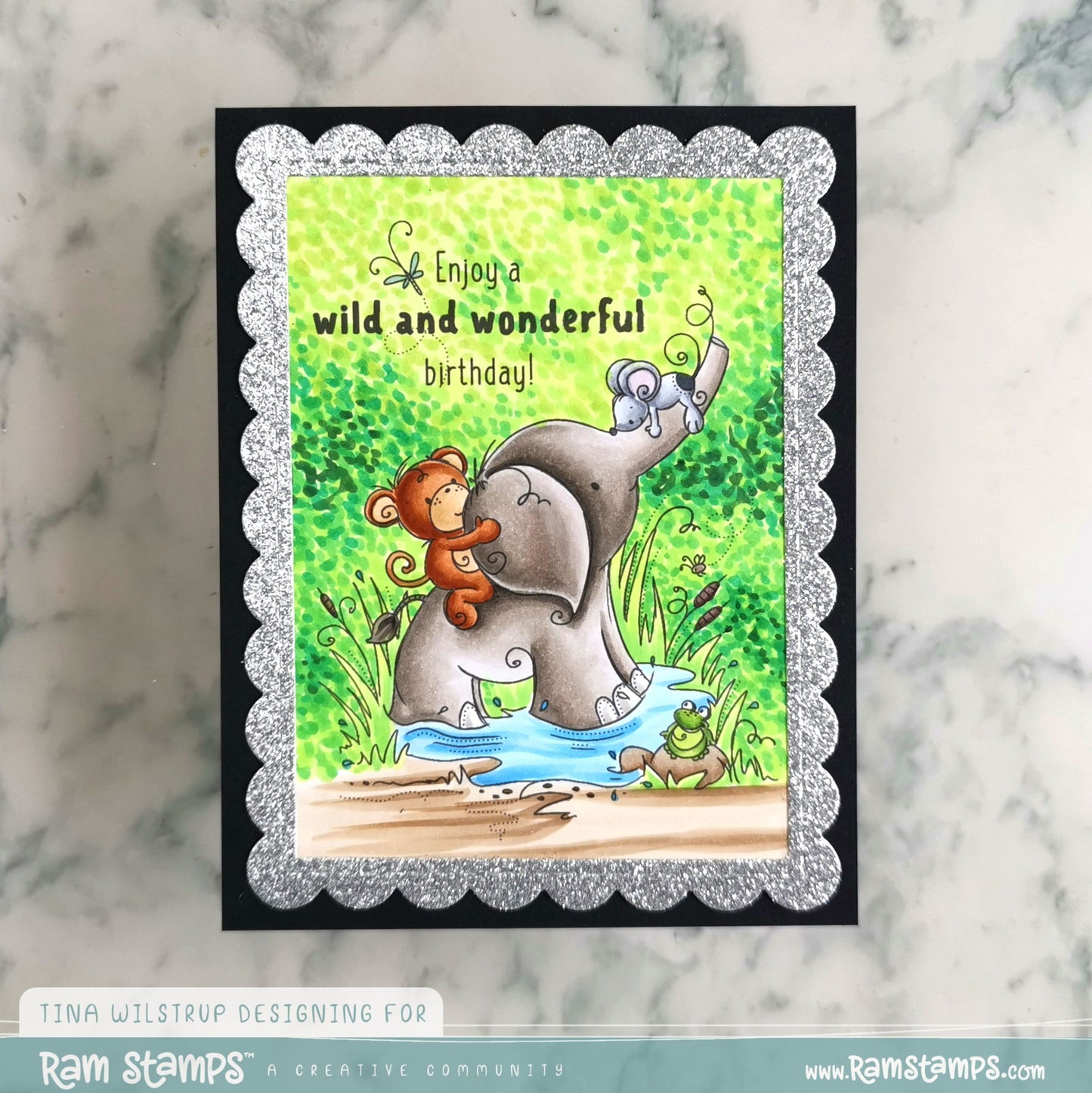 'Safari Friends: Wild & Wonderful' Digital Stamp