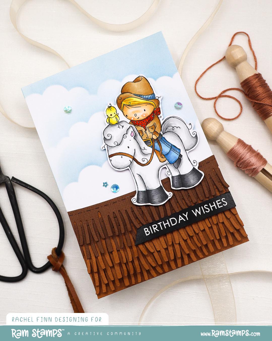 'Cowboy' Digital Stamp