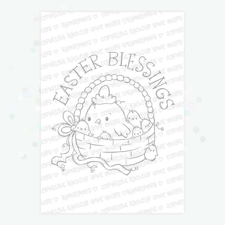 'Easter Fun' Digital Stamp & Paper Set