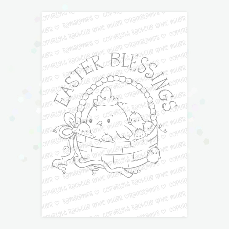 'Easter Fun' Digital Stamp & Paper Set