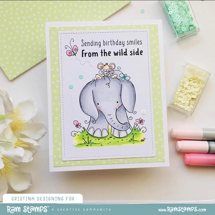 'Safari Friends: Wild Side' Digital Stamp