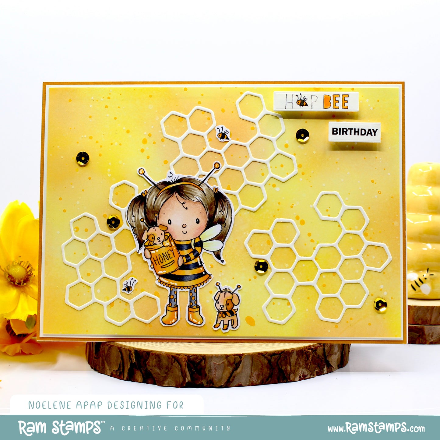 'Bee Yourself' Digital Stamp