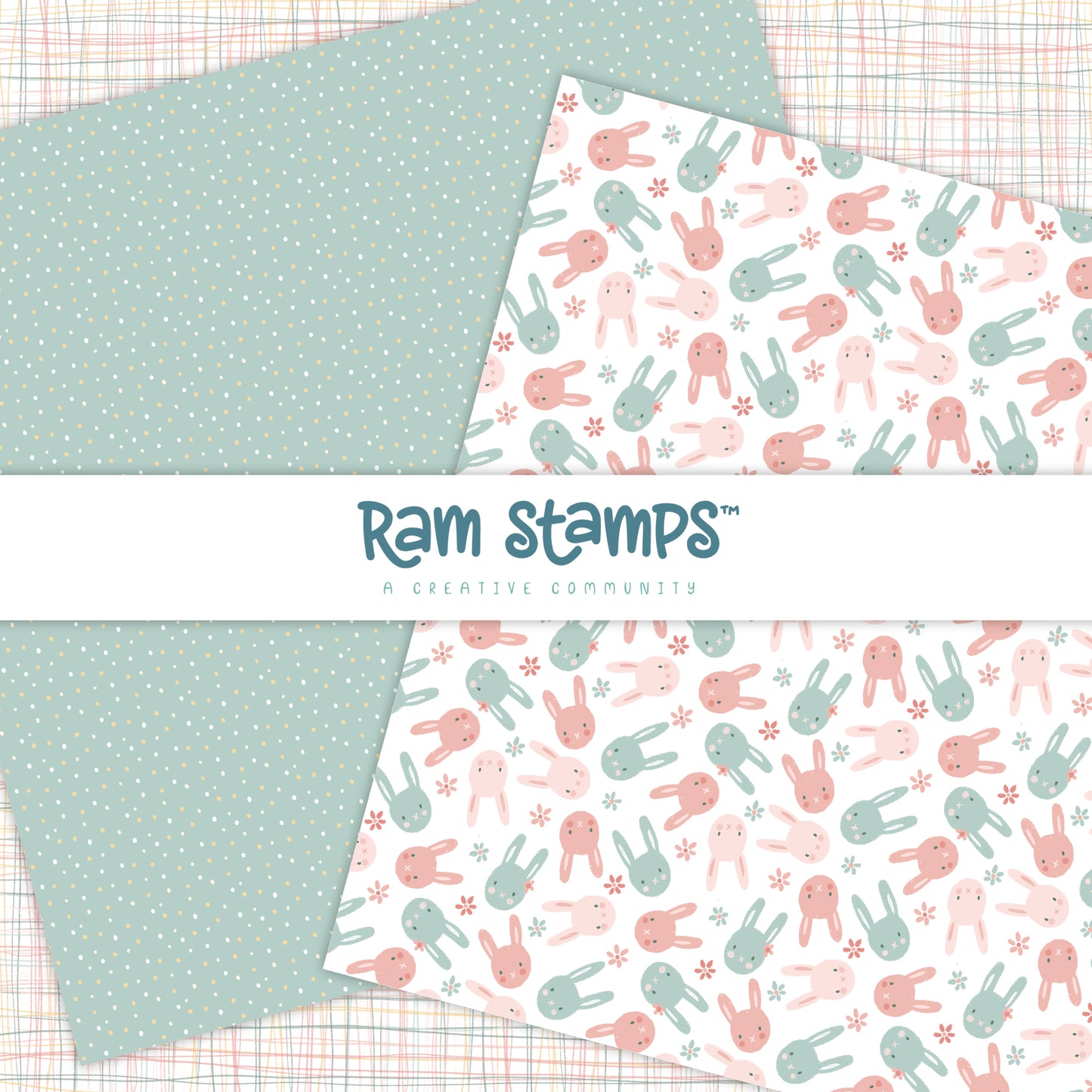 'Easter Fun' Digital Pattern Paper Pack