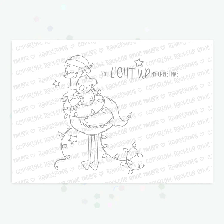 'Aussie Christmas' Digital Stamp & Paper Set