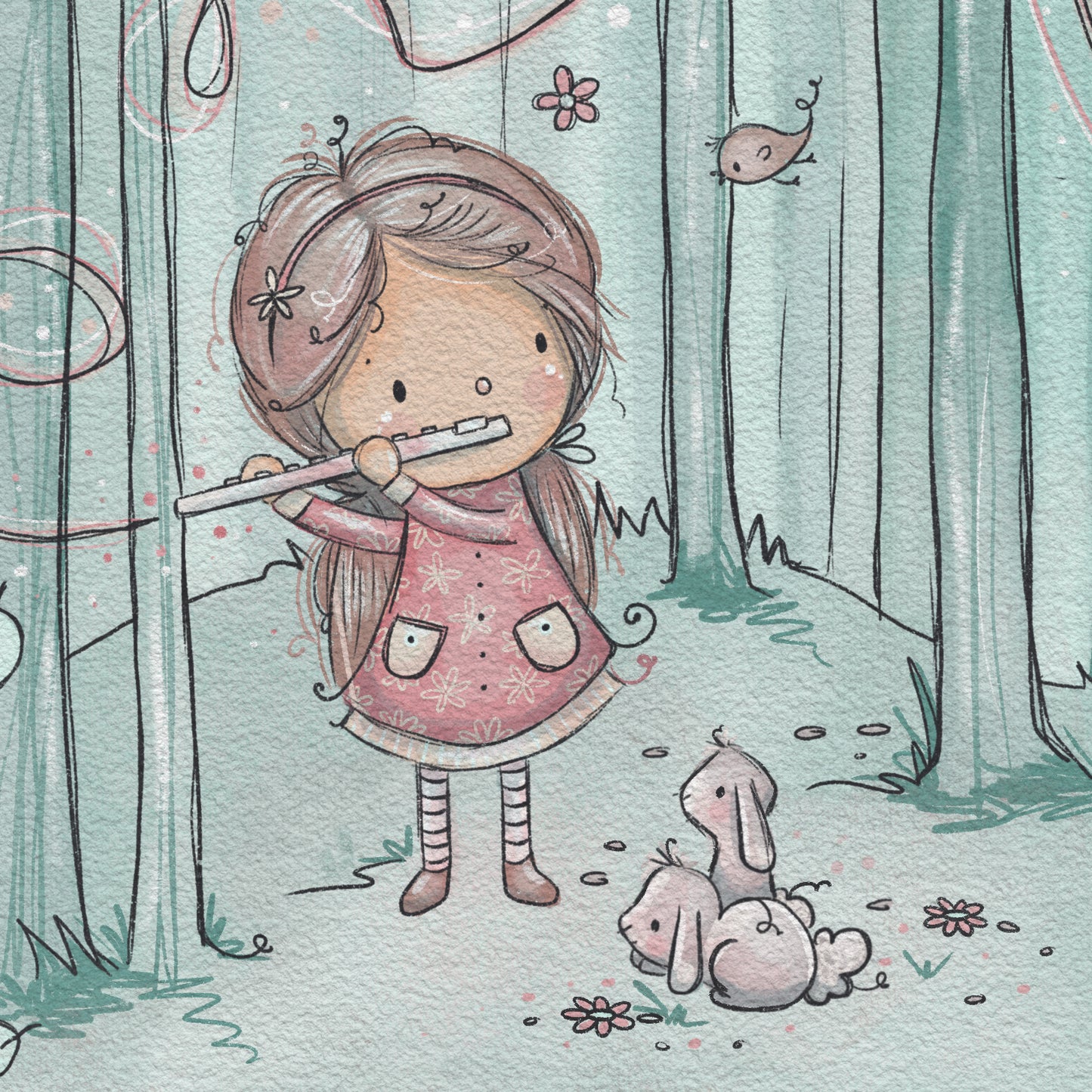'Forest Sounds' Wall Art Print