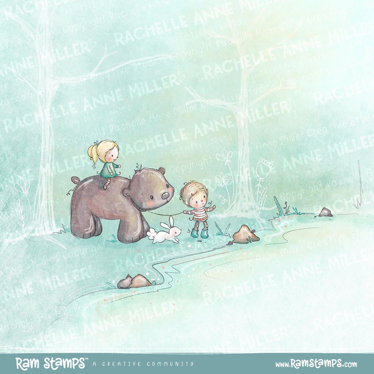'Forest Adventure' Digital Stamp
