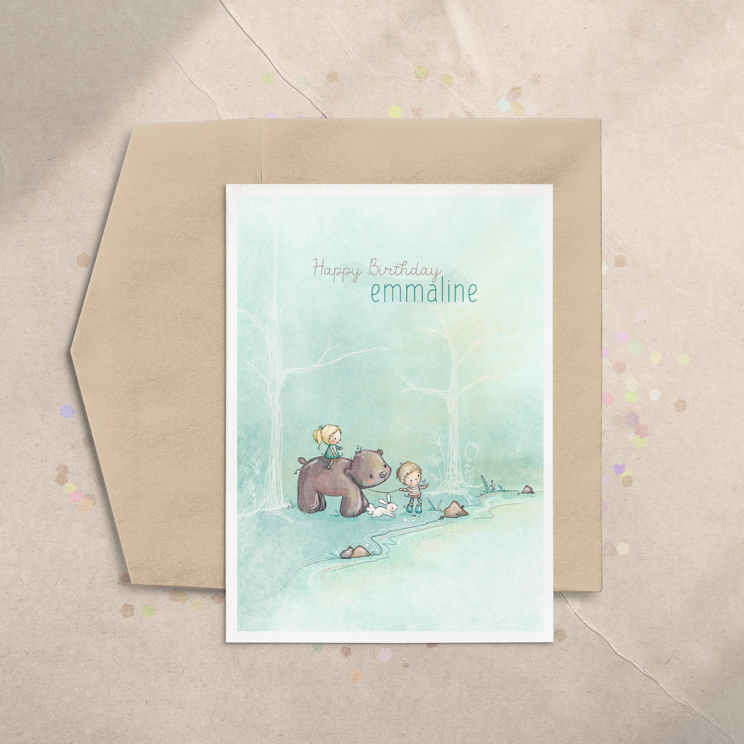 Forest Adventure 5x7 Greeting Card