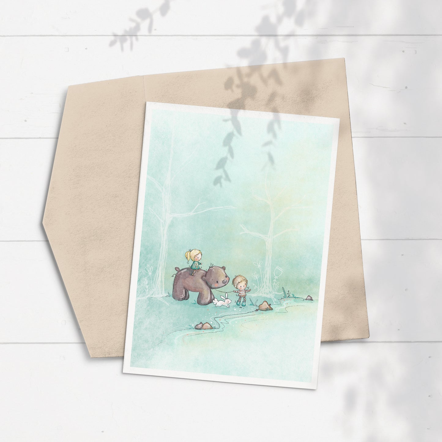 Forest Adventure 5x7 Greeting Card