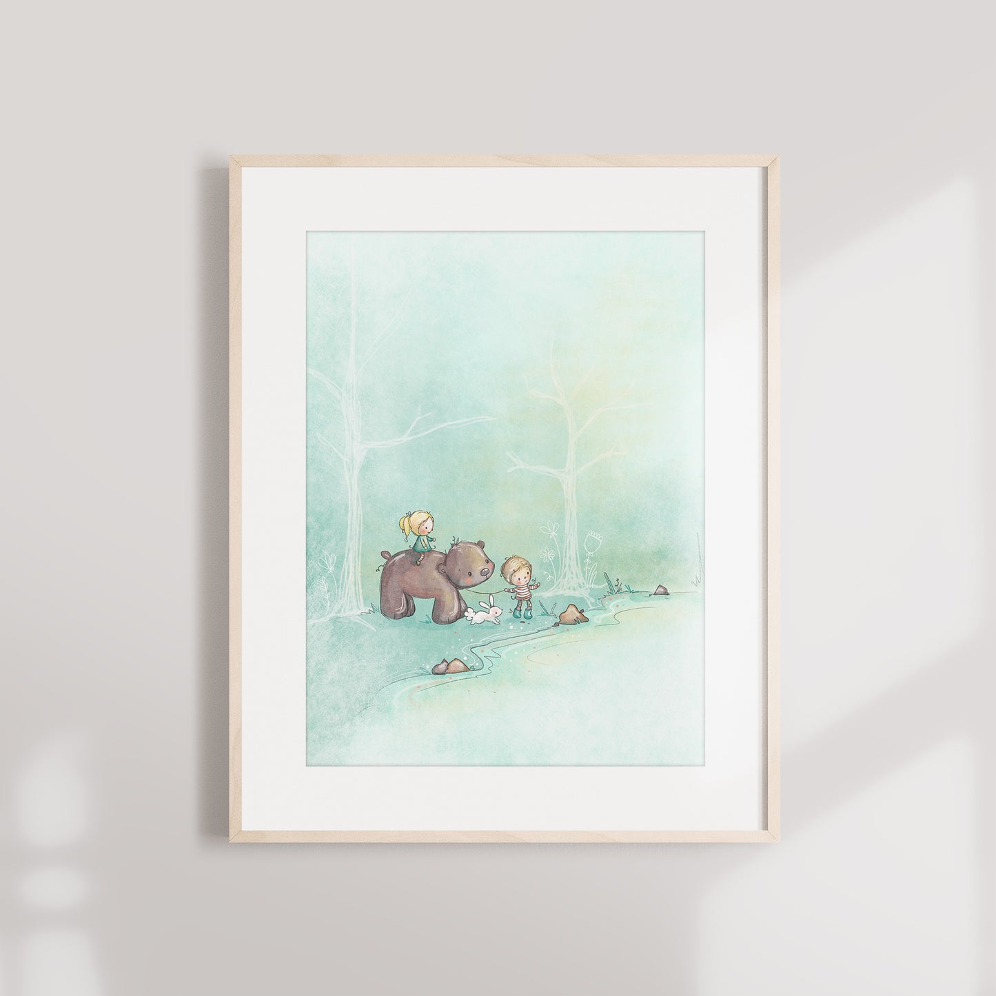 'Forest Adventure' Children's Wall Art Print