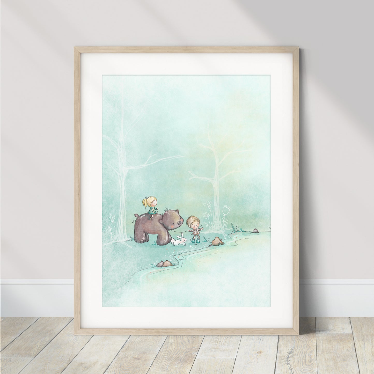'Forest Adventure' Children's Wall Art Print