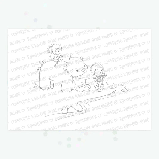 'Forest Adventure' Digital Stamp