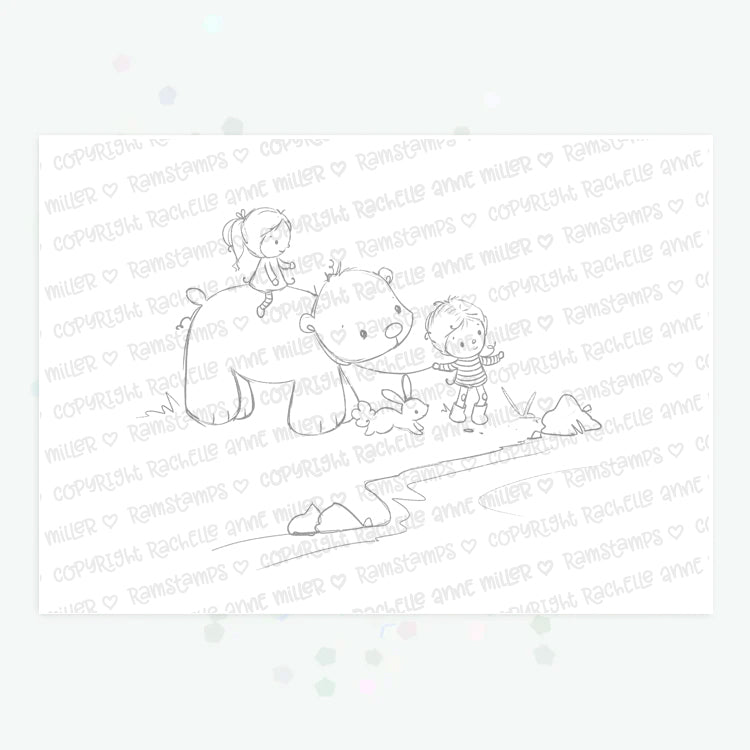 'Forest Adventure' Digital Stamp