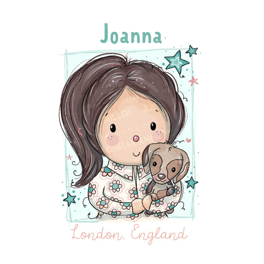 'Japan-Loving Jo' Profile Digital Stamp