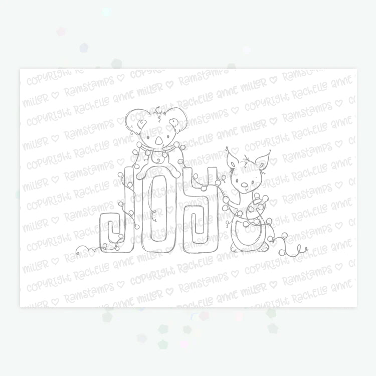 'Christmas Joy' Digital Stamp