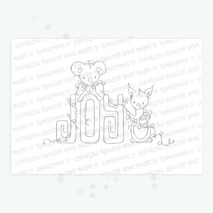 'Christmas Joy' Digital Stamp