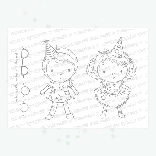 'Happy Birthday Creator - Characters' Digital Stamp