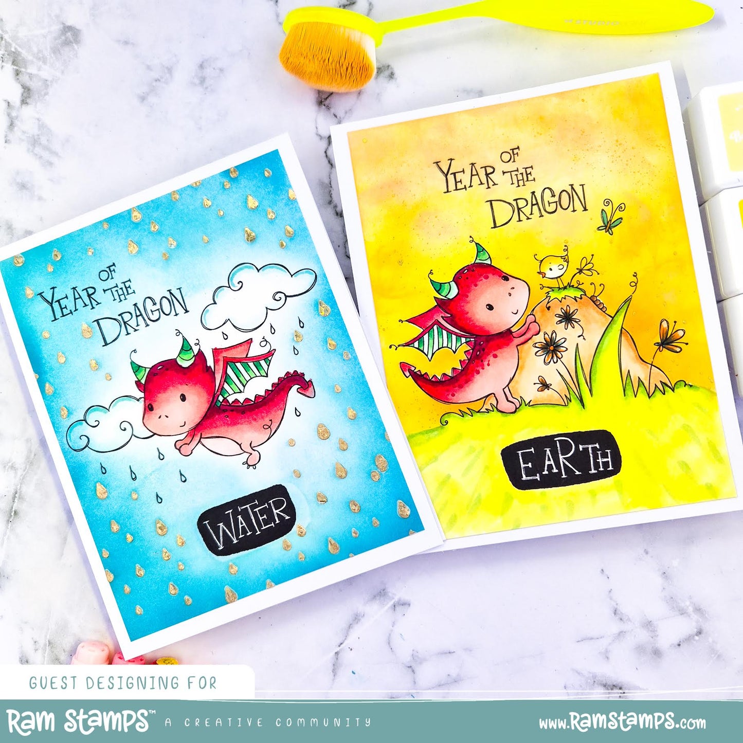 'Year of the Dragon' Digital Stamp Set