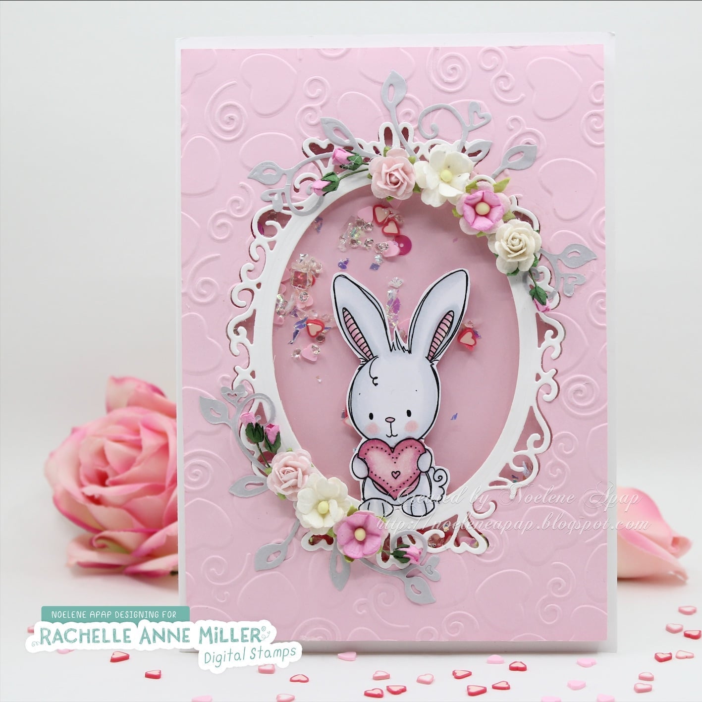'Bunny Love' Digital Stamp