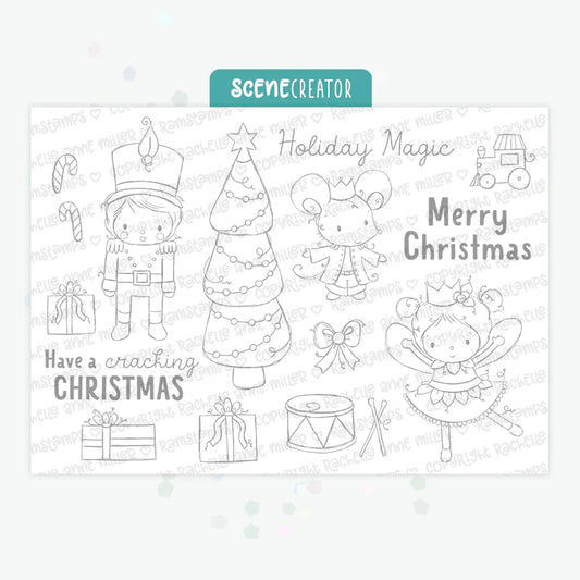 'The Nutcracker' Scene Creator Digital Stamp