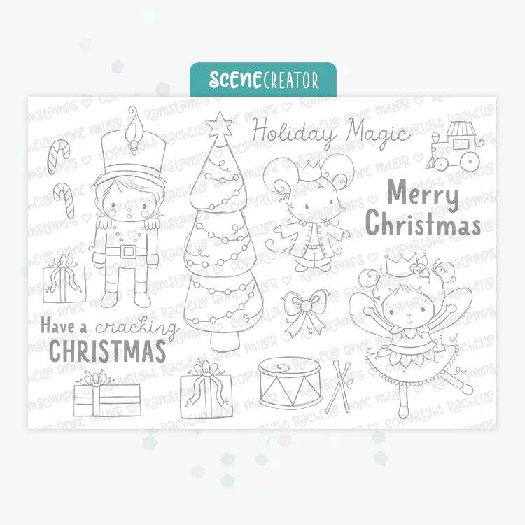 'The Nutcracker' Scene Creator Digital Stamp