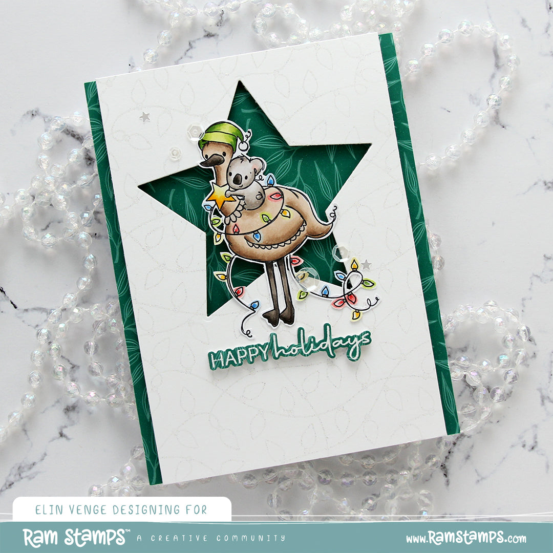 'Aussie Christmas' Digital Stamp & Paper Set