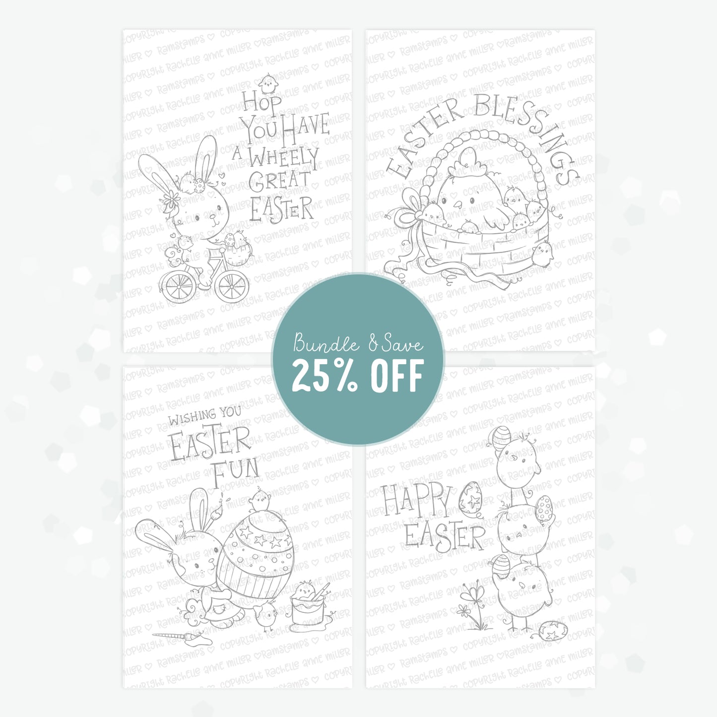 'Easter Fun' Digital Stamp Set