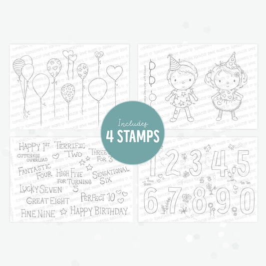 'Happy Birthday Creator' Digital Stamp Set