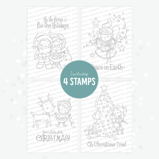 'Holly Jolly Christmas' Digital Stamp Set