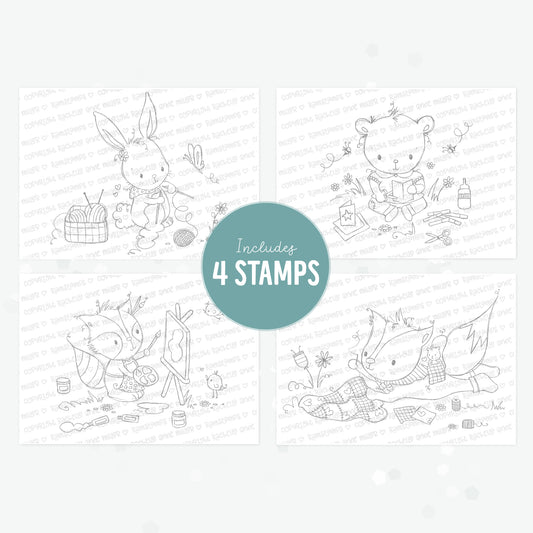 'Creative Cuties' Digital Stamp Set
