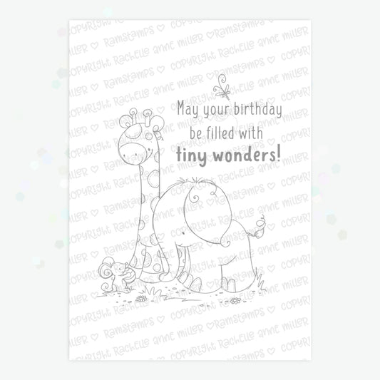 'Safari Friends: Tiny Wonders' Digital Stamp