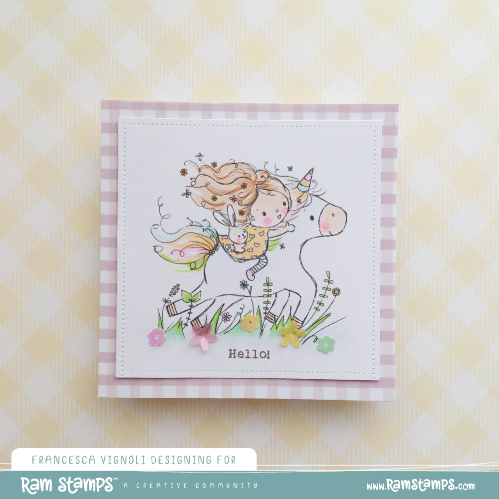 'Unicorn' Digital Stamp