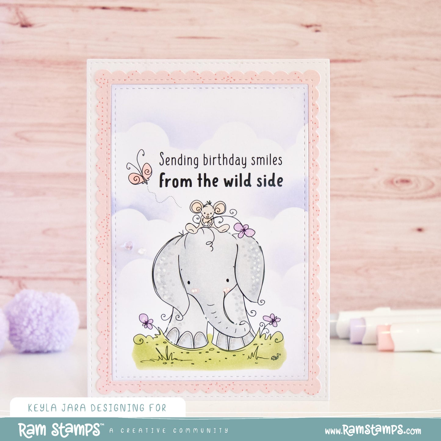 'Safari Friends: Wild Side' Digital Stamp