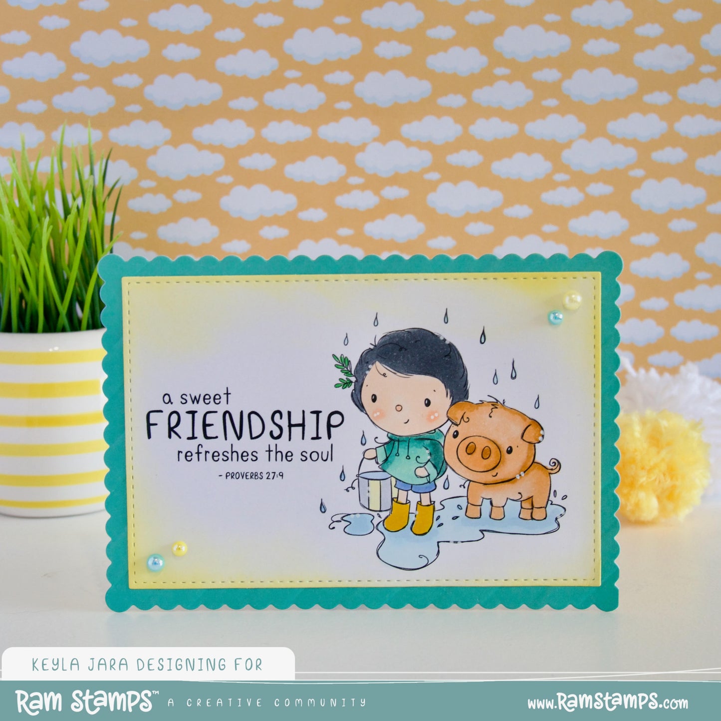 'Sweet Friendship' Digital Stamp