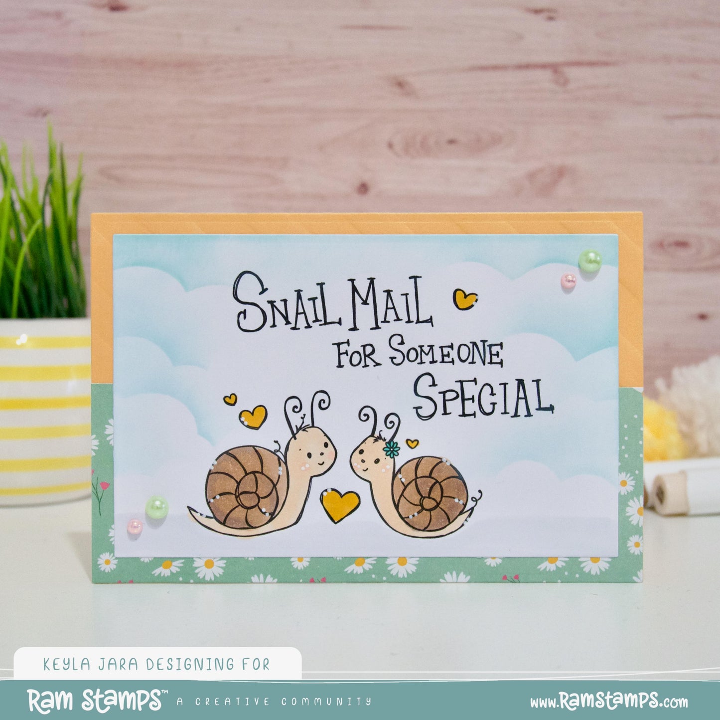'Snail Mail' Digital Stamp