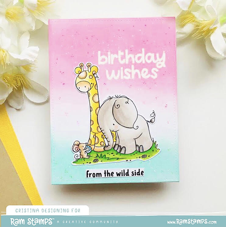 'Safari Friends: Tiny Wonders' Digital Stamp