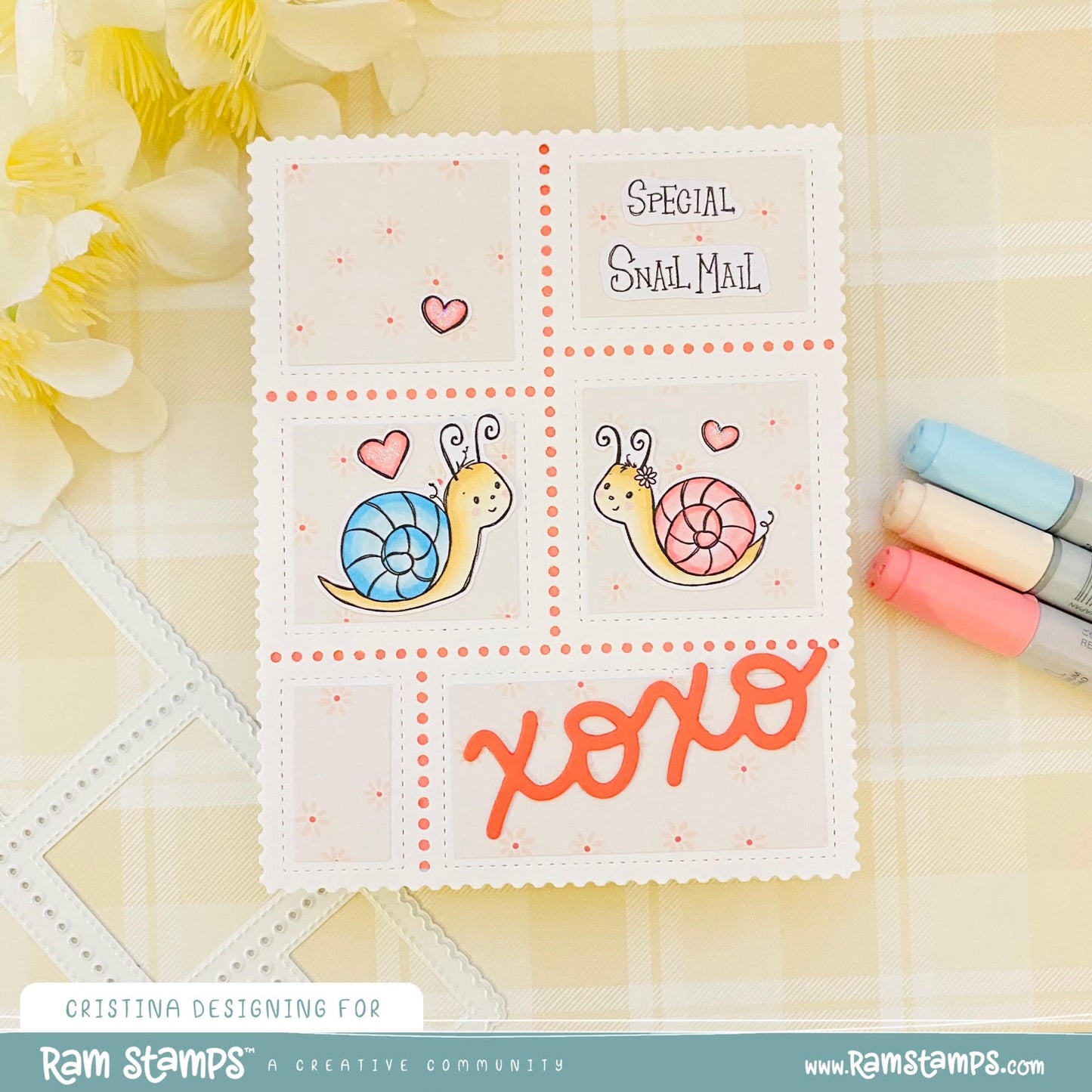 'Snail Mail' Digital Stamp