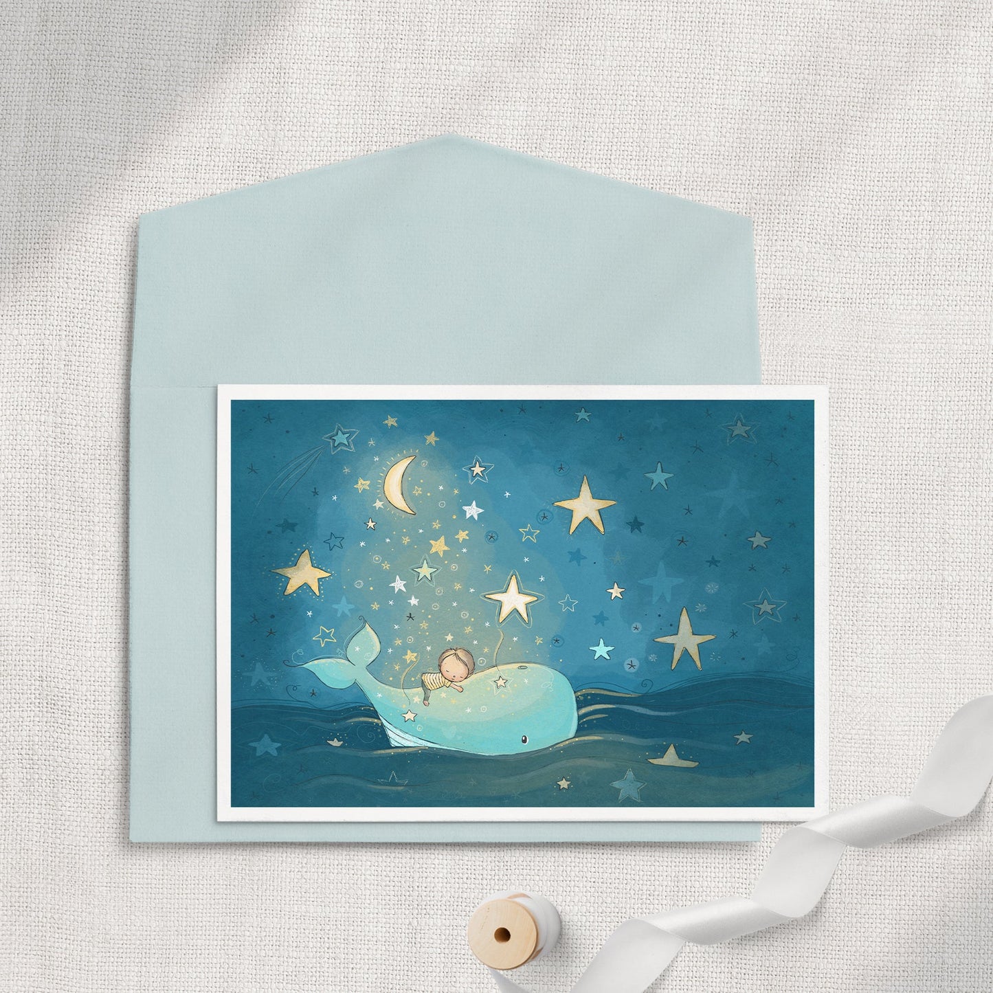 CUSTOM Ocean Dreams 5x7 Greeting Card (60)