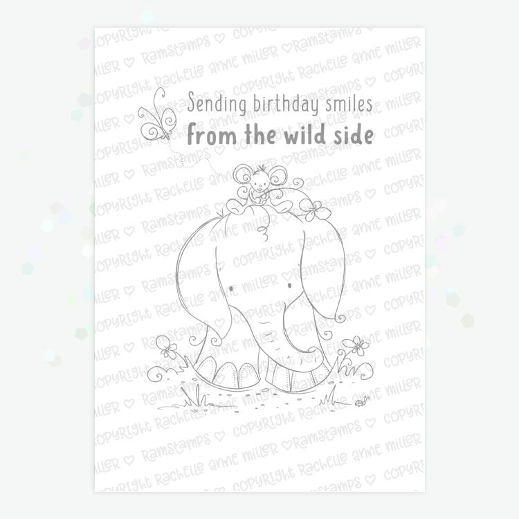 'Safari Friends: Wild Side' Digital Stamp