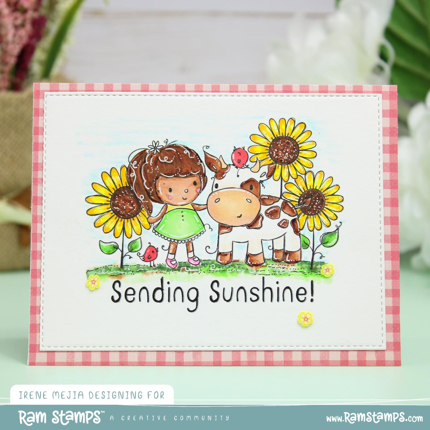 'Sending Sunshine' Digital Stamp